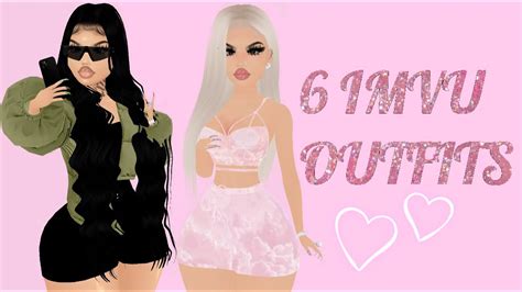 6 Imvu Outfits With Links Youtube