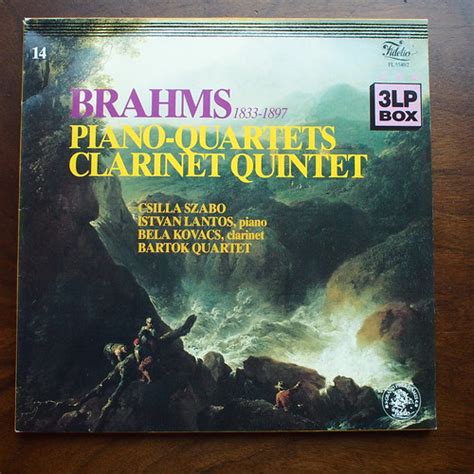 Brahms Piano Quartets Op 25 Op 26 Clarinet Quintet Op Flickr