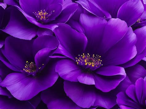 Premium AI Image | Purple color beautiful AI flowers background garden ...