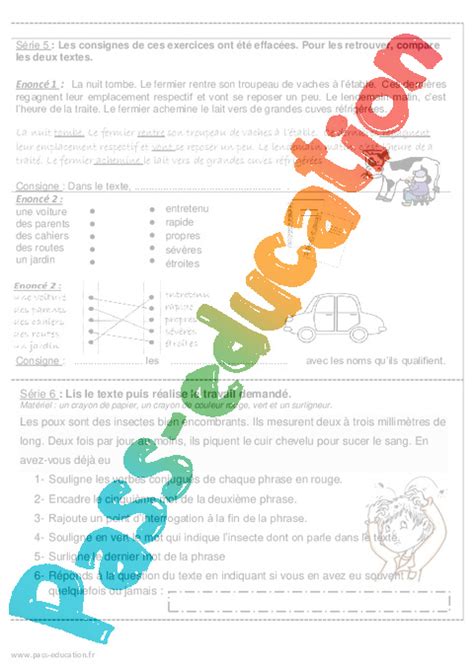 Je Lis Et J Applique Les Consignes CE2 Gamme De Lecture Pass