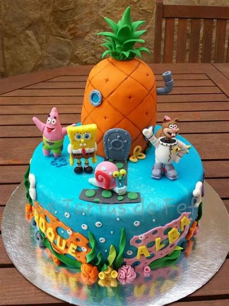 Bob Esponja Bob Esponja Fiesta Pastel Bob Esponja Y Bob Esponja