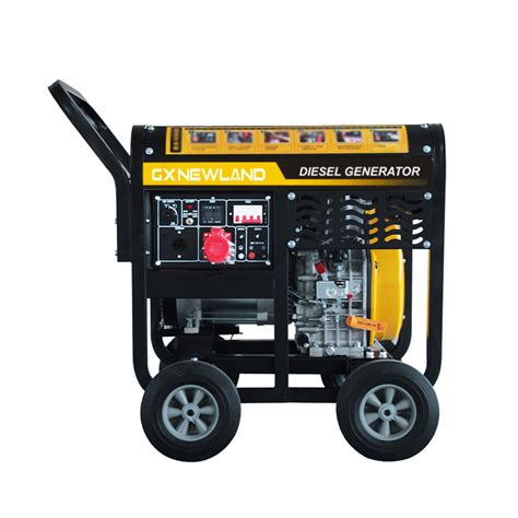 Portable 10kw 3 Phase Open Frame Diesel Powerful Generator 6kw