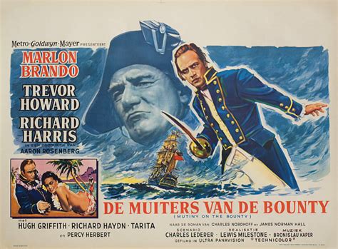 Mutiny on the Bounty Original 1962 Belgian Movie Poster - Posteritati ...