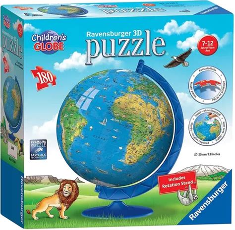 Rompecabezas D Ravensburger Globo Terr Queo P Ni Os Pzs Cuotas