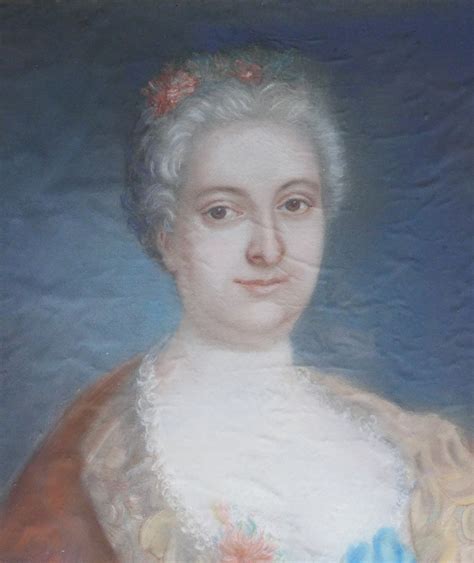 Proantic Portrait De Femme Epoque Louis Xv Ecole Fran Aise Du Xviii