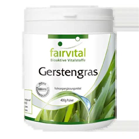 Barley Grass Powder Vegan Fairvital Shop