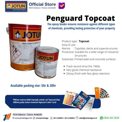 Promo Jotun Penguard Topcoat Ral Signal White Galon Ltr Cicil