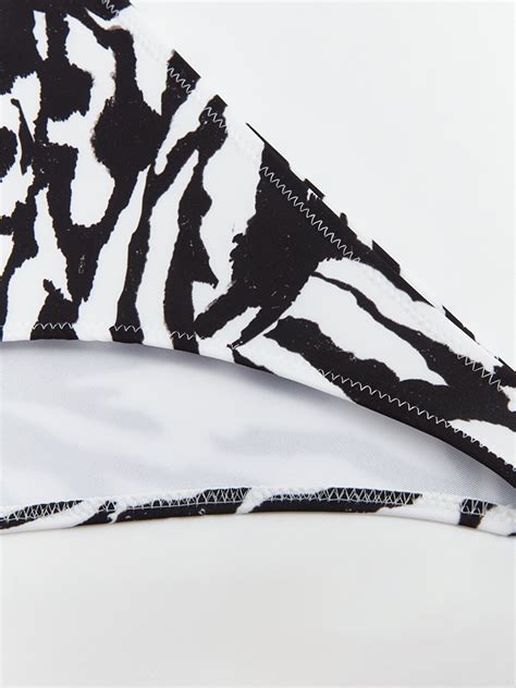 BEYAZ Desenli Kadın Bikini Alt S CE Z LU LCW