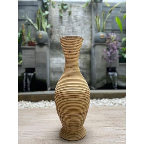 Jual Guci Rotan Vas Rotan Ukuran Cm Shopee Indonesia