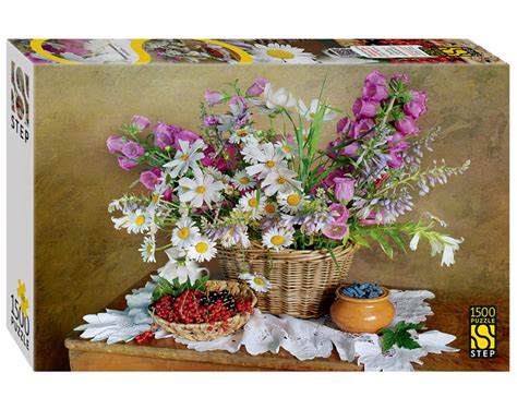 Пазл Step puzzle 1500 деталей: Натюрморт с ромашками (83084) - купить в ...