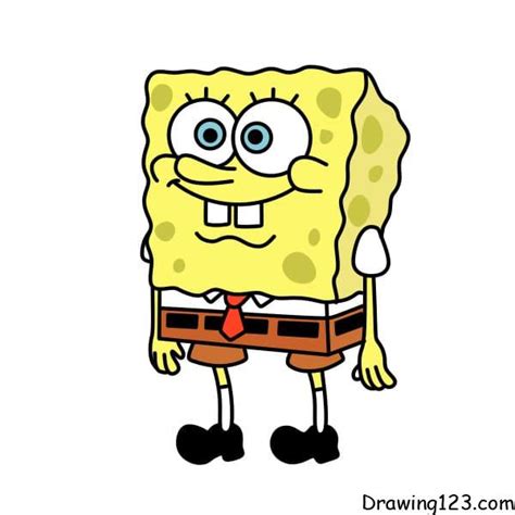 Drawing-SpongeBob-sponge-step-10-3