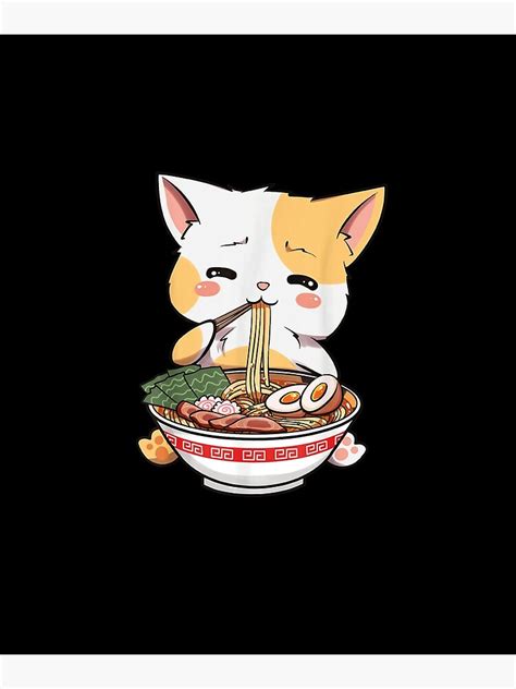 "Cute Cat Eating Ramen Cute Cat Eating Ramen Cute Cat Eating Ramen Cute ...