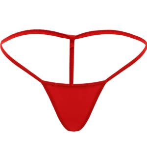 String Ficelle Rouge Conception Artisanale Lingerie Tendance