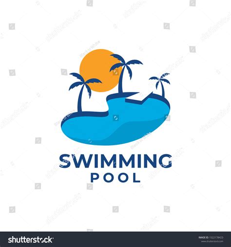 Swimming Pool Logo Design Vector Stock Vector (Royalty Free) 1522178423 ...