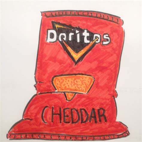 Doritos Drawing at PaintingValley.com | Explore collection of Doritos ...