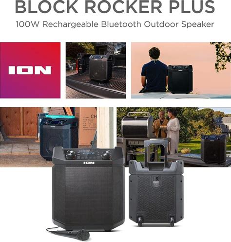 Ion Block Rocker Plus Speaker Review Karaoke Machine Systems