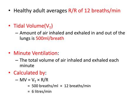 Lung Volume And Capacities Ppt