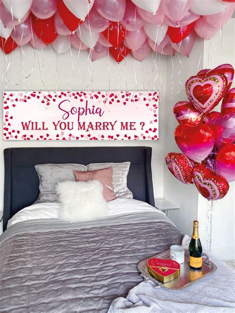 Will You Marry Me Custom Banner Printable Marry Me Signs Etsy In