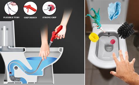 toilet snake toilet auger toilet clog remover stainless steel