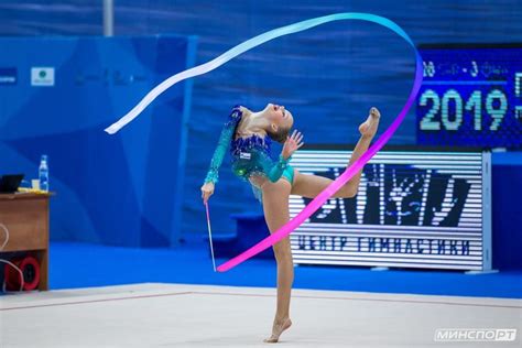 Sofia Nikeeva Russia Junior Ribbon 2019 Rhythmic Gymnastics