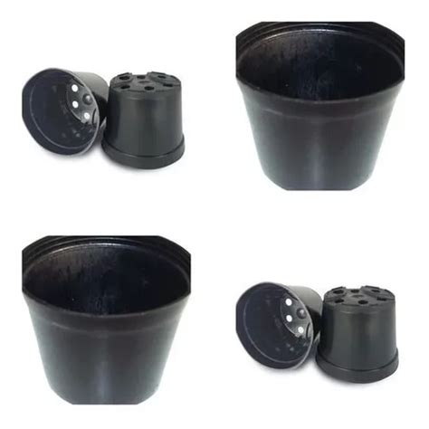 Kit 50 Vasos Pote Número 7 De 150ml Preto Cactos Suculentas MercadoLivre