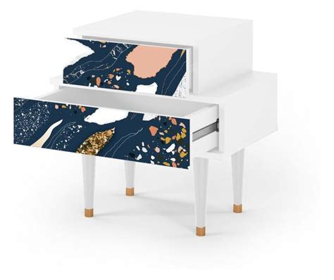 Нощно шкафче STORYZ NS Nude Iceberg White Vivre