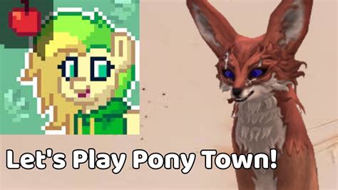 Let S Play Pony Town Met The Prettiest Pony Youtube