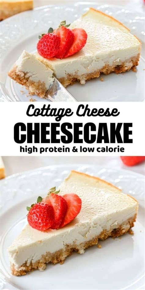 Best Easy Cottage Cheese Cheesecake {high Protein} Recipe In 2024 Cottage Cheese Dessert