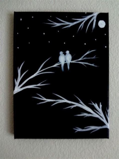 What To Paint On Black Canvas Easy At Fred Soukup Blog