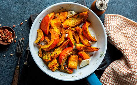 Calabaza Especiada Frita En Freidora De Aire