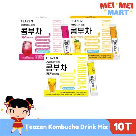 Teazen Kombucha Drink Mix 10T | Lazada PH