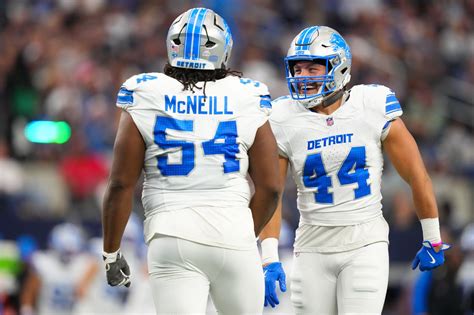 Detroit Lions Updated 2024 Depth Chart Week 7 At Minnesota Vikings