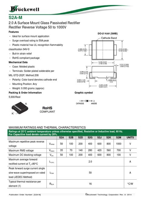 S A Rectifier Datasheet Distributor Stock And Price