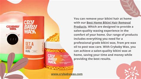 PPT Get The Best Home Bikini Hair Removal Products Crybaby Wax