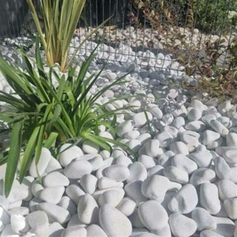 Galet De Marbre Blanc Pur Pour La D Coration De Votre Jardin