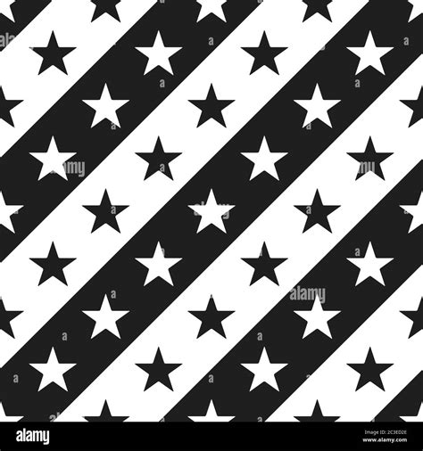 Seamless stripe pattern with stars Stock Vector Image & Art - Alamy