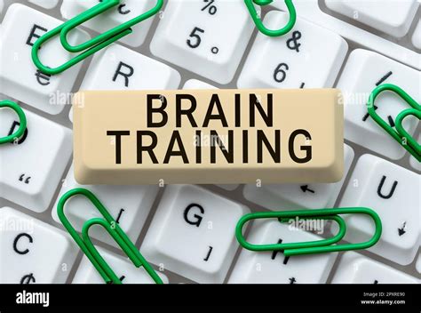 Sign Displaying Brain Training Business Showcase Mental Activities To