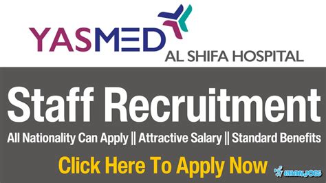 Yasmed Al Saha Al Shifa Hospital Careers 2025 Urgently Apply Free Now