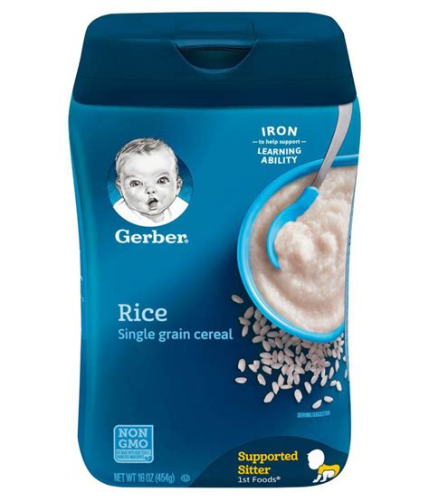 Gerber Gerber Rice Single Grain Cereal 227g Infant Cereal For 6 Months