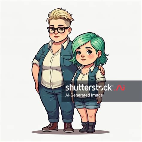 Cute Lesbian Couple First Woman Lesbian AI Generated Image Shutterstock