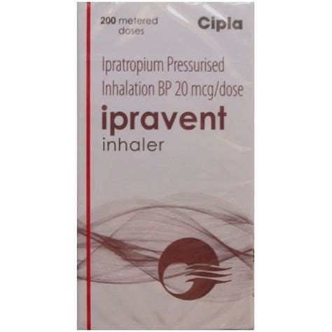 Ipravent Ipratropium Inhaler For Asthma CIPLA At 450 In Nagpur