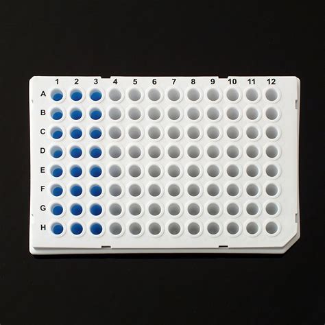 Microplate PCR 96 Well Semi Skirted Low Profile White Colour For Roche