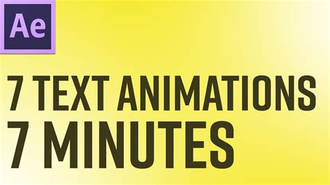 Become A Master Of After Effects Text Animation Easy Youtube