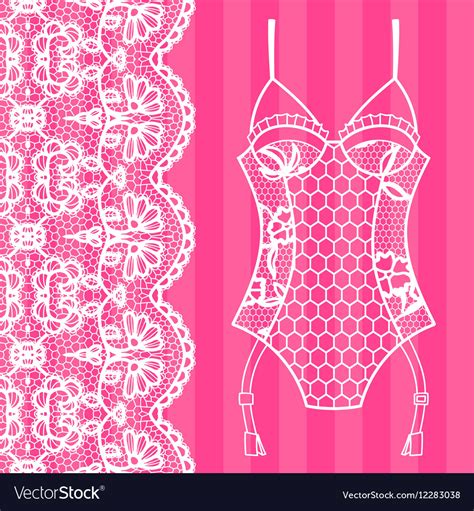 Body Lingerie Royalty Free Vector Image Vectorstock