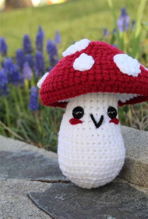 Maslow The Mushroom Doll Crochet Pattern Crochet Pattern Etsy