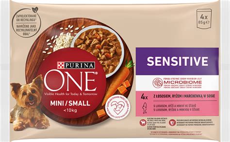 Purina One Mini Sensitive Karma Mokra Dla Ps W Ras Ma Ych Z Ososiem