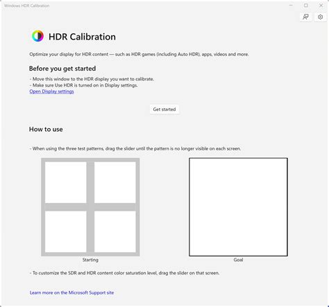 Calibrate HDR display using Windows HDR Calibration app in Windows 11 ...