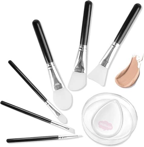 Momoup Silicone Makeup Brushes Facial Mask Foundation Brush One Bonus Momoup