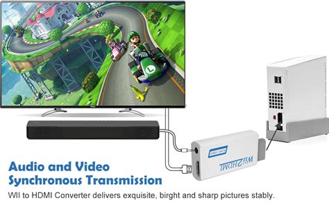 Rybozen Wii To HDMI Converter Wii HDMI Adapter 1080P Output Video