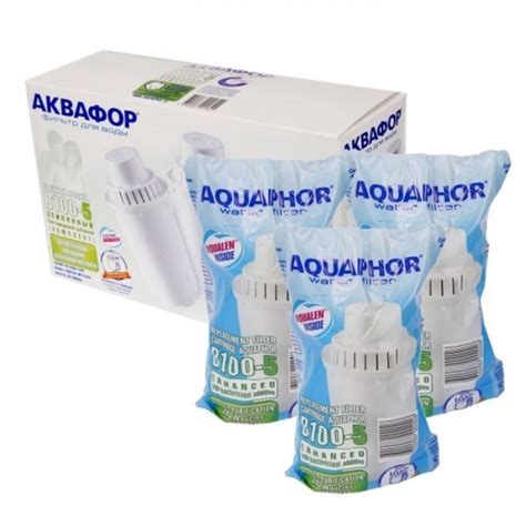 ᐈ АКВАФОР B100-5 - комплект картридж для фильтра-кувшина Aquaphor Лаки ...
